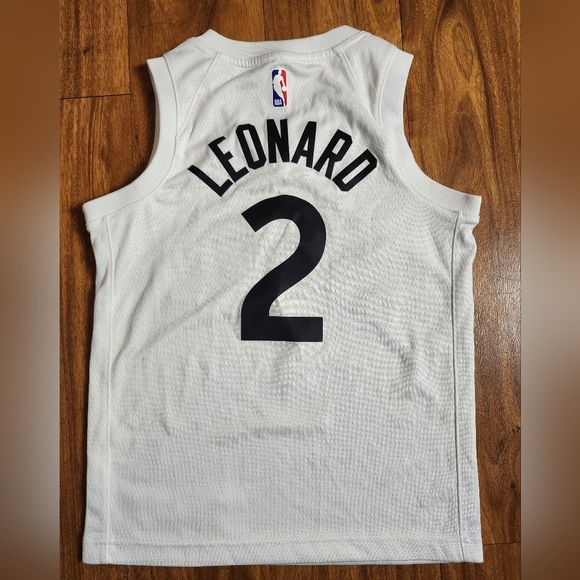 Nike Toronto Raptors Kawhi Leonard Basketball Jersey #2 Boys Size 4 / Small - Picture 5 of 8